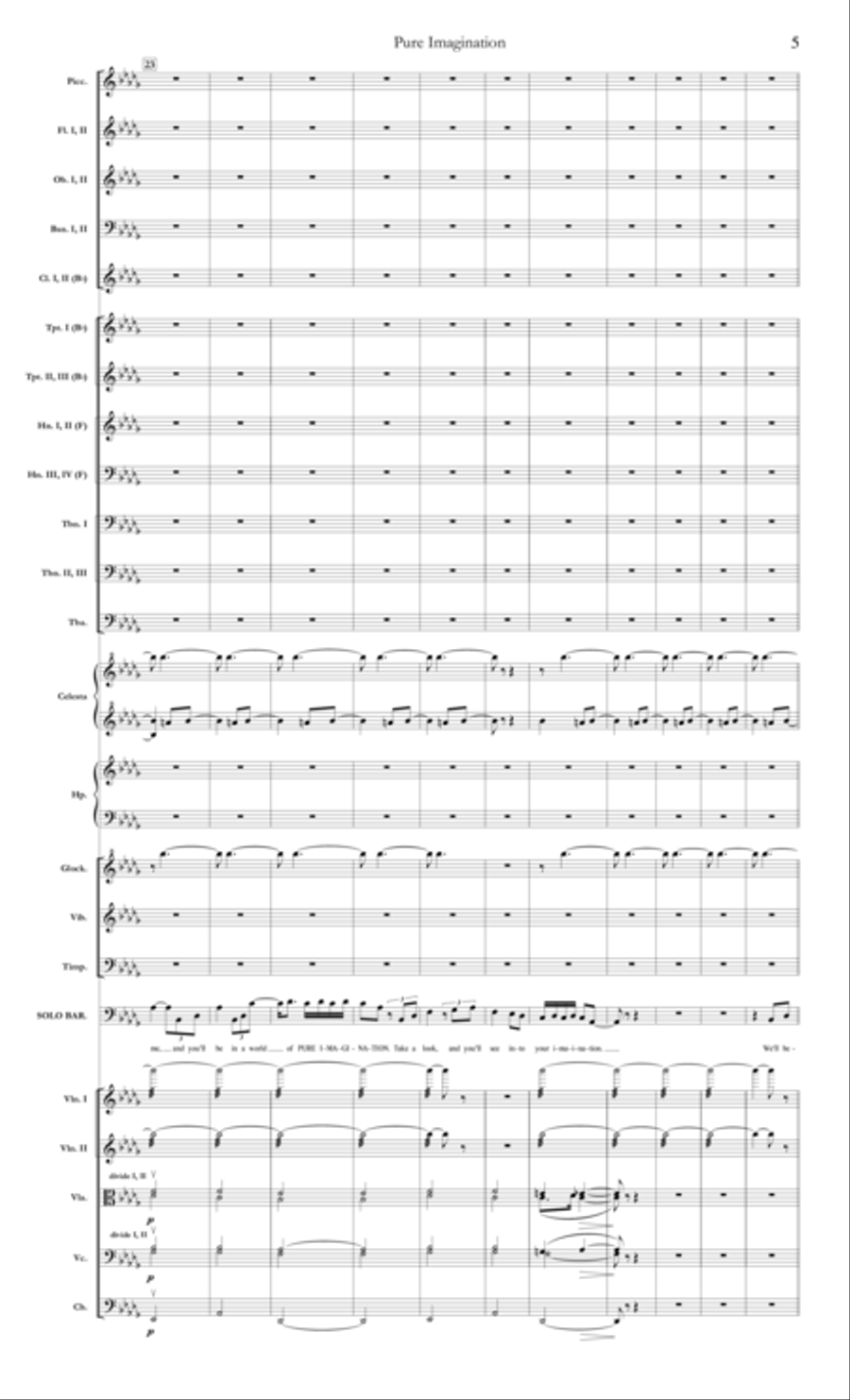 Pure Imagination Full Orchestra scores gallery preview page 5