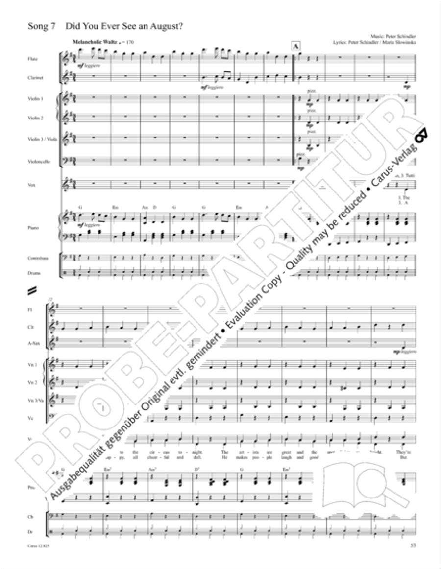 Circus Allegro Circus Allegro Choir scores gallery preview page 54