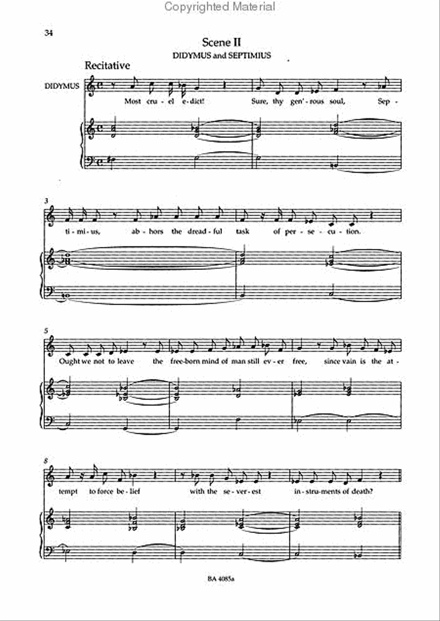Theodora HWV 68 Mixed Choir scores gallery preview page 3