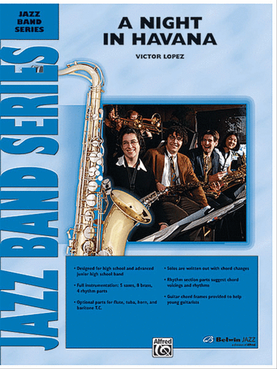 A Night in Havana Jazz Ensemble scores gallery preview page 1