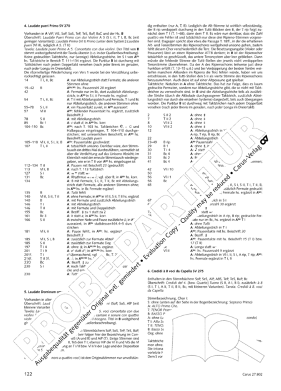 Salmi I (Selva morale e spirituale) Collection / Songbook scores gallery preview page 147