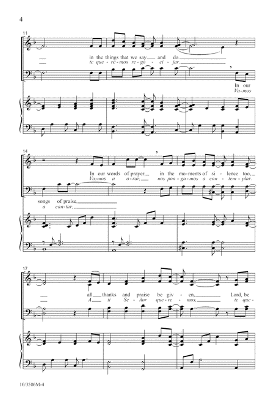 All Thanks and Praise 4-Part scores gallery preview page 5
