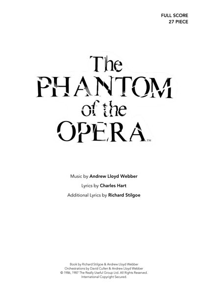 The Phantom Of The Opera - Score Only image number null