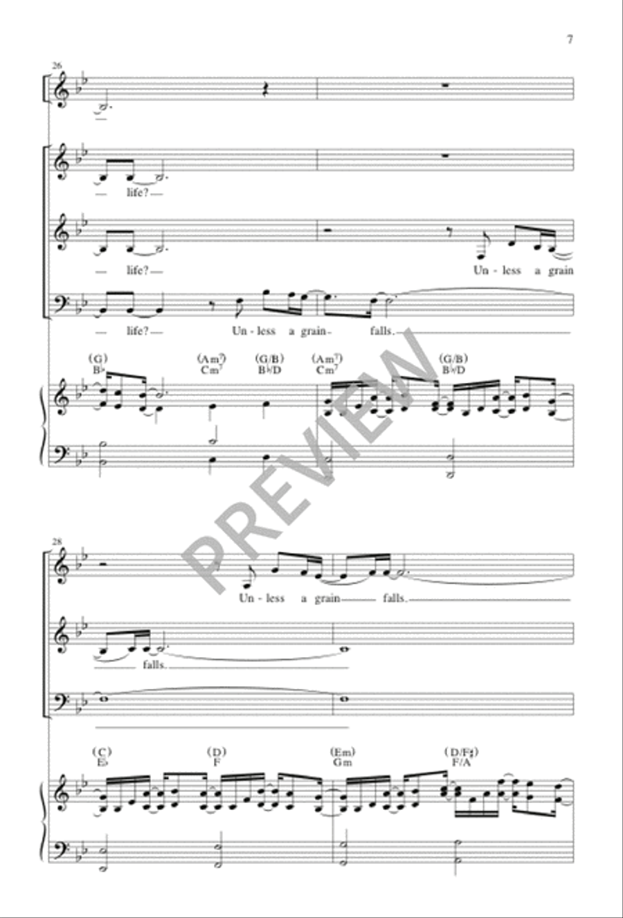 Unless a Grain 3-Part scores gallery preview page 7