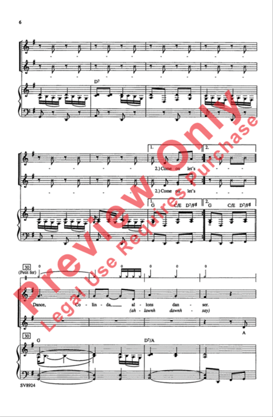 Colinda 2-Part scores gallery preview page 5