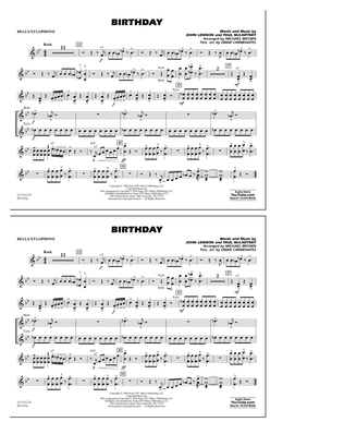 Birthday - Bells/Xylophone
