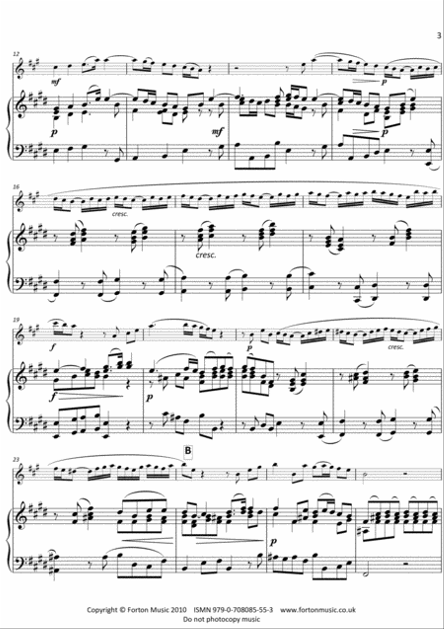 Solos for Alto Flute Book 1 Flute Solo scores gallery preview page 3