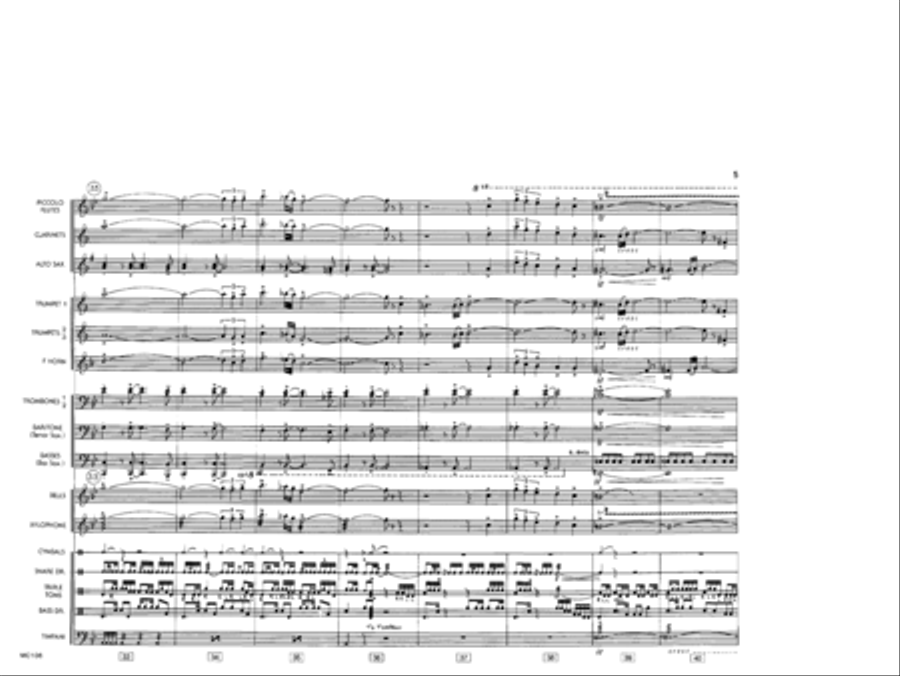 Spanish Fever Marching Band scores gallery preview page 6