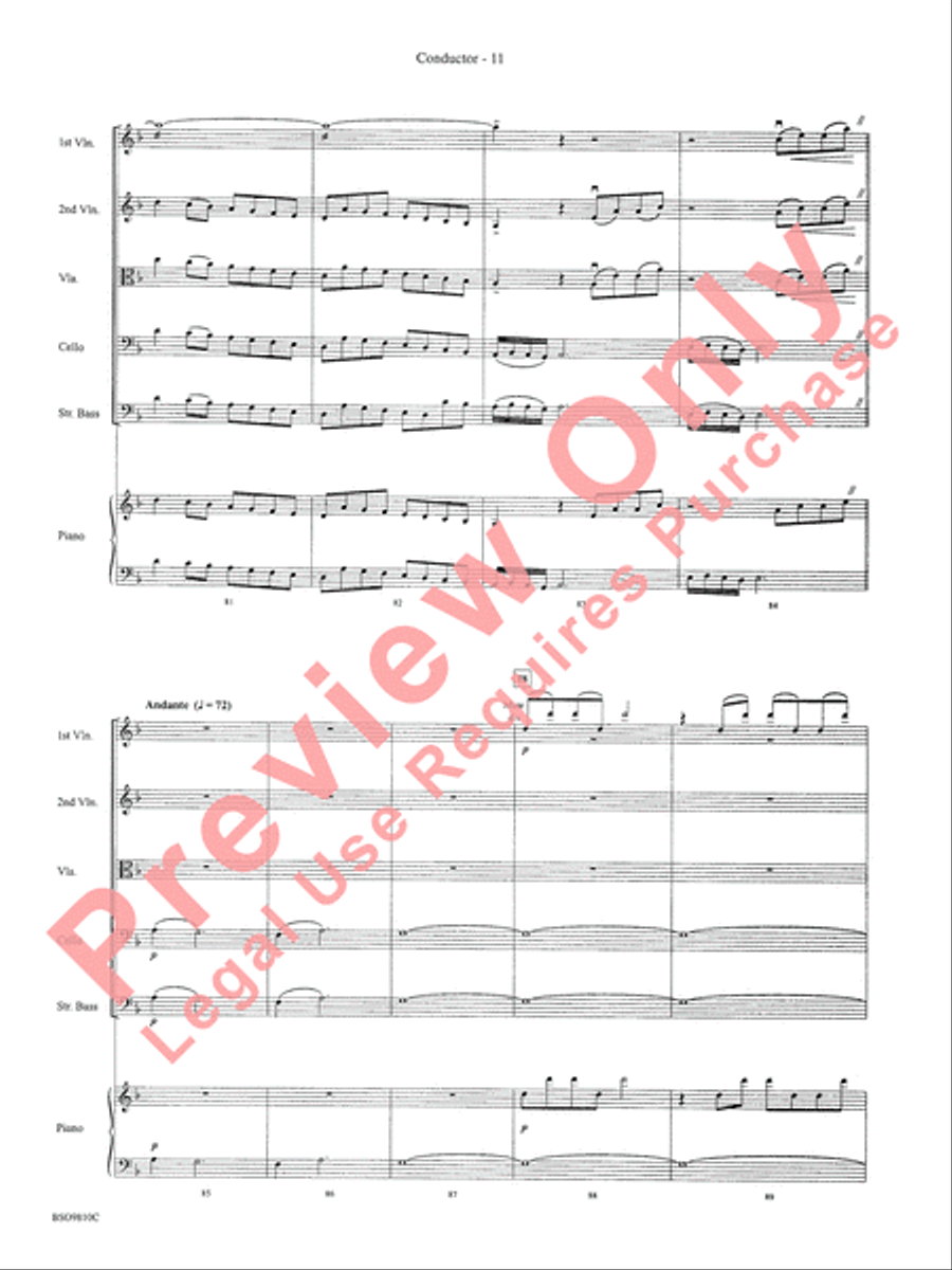 Ancient Ritual String Orchestra scores gallery preview page 14