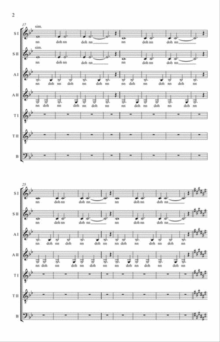 Earth Seen from Above from Atlas: an opera in three parts Divisi scores gallery preview page 5
