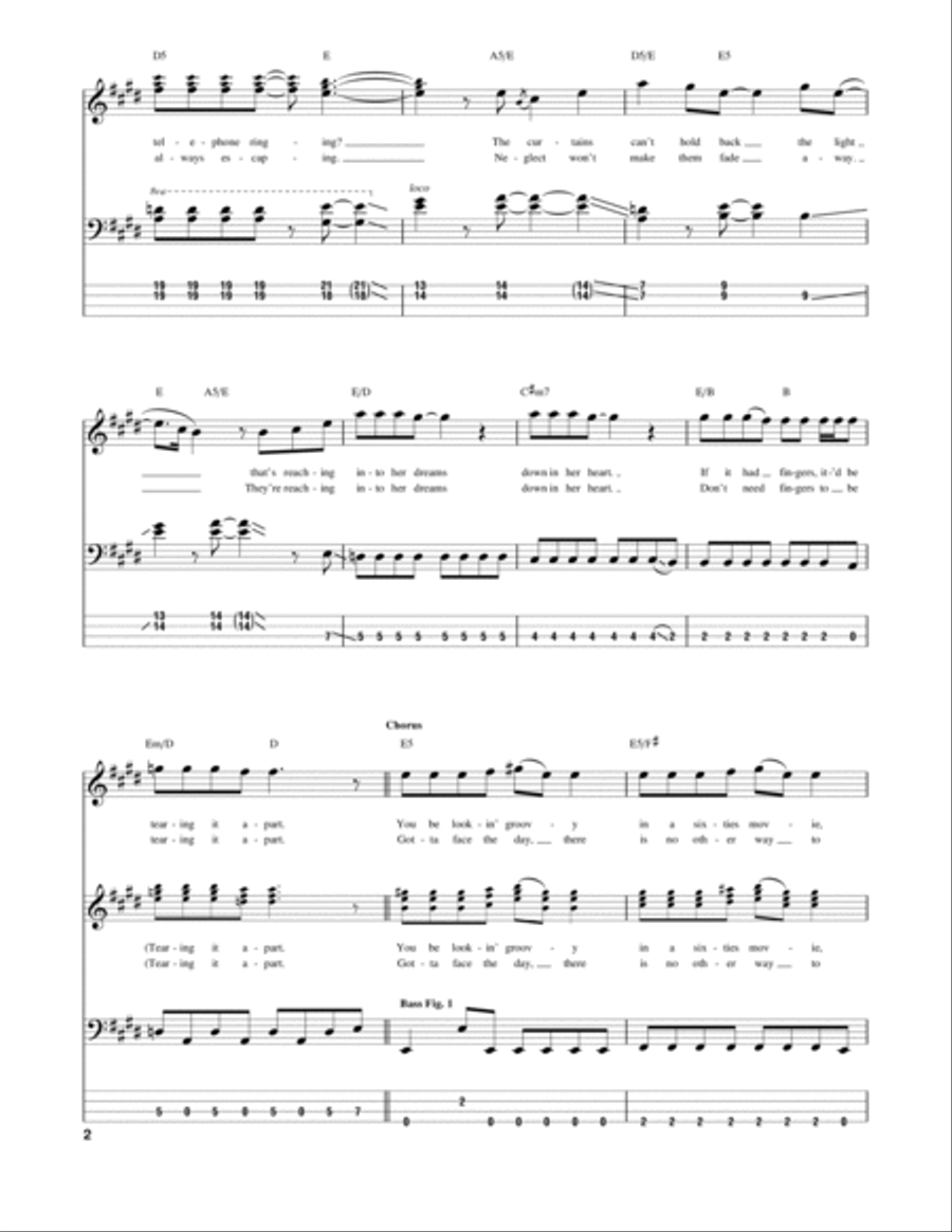 Green Tinted Sixties Mind Guitar Tablature scores gallery preview page 2