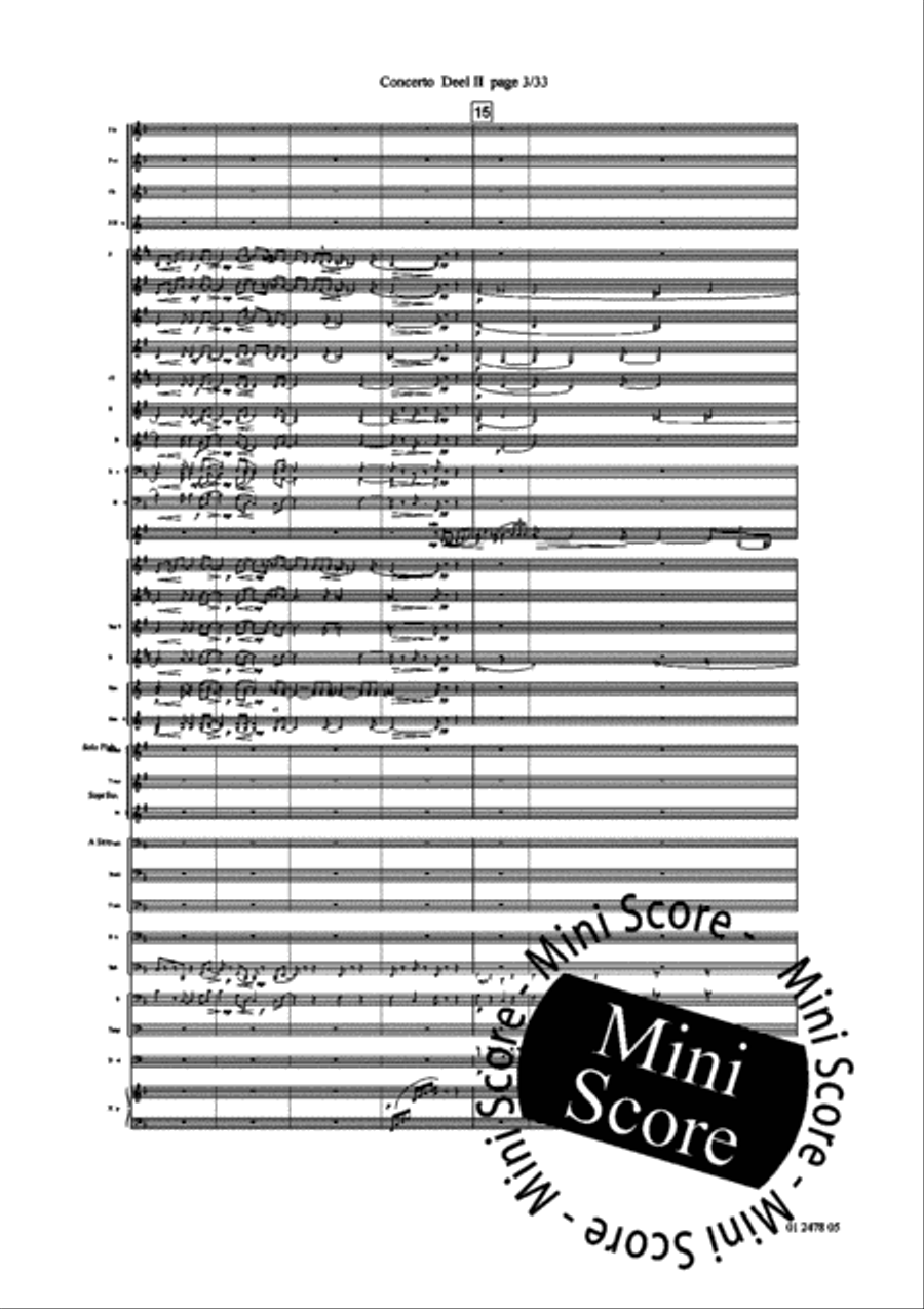 Concerto for Trumpet part 2 and 3 Concert Band scores gallery preview page 7