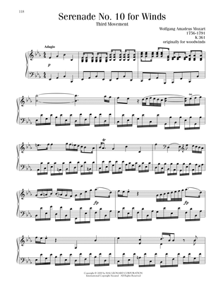 Serenade No. 10 For Winds, Third Movement