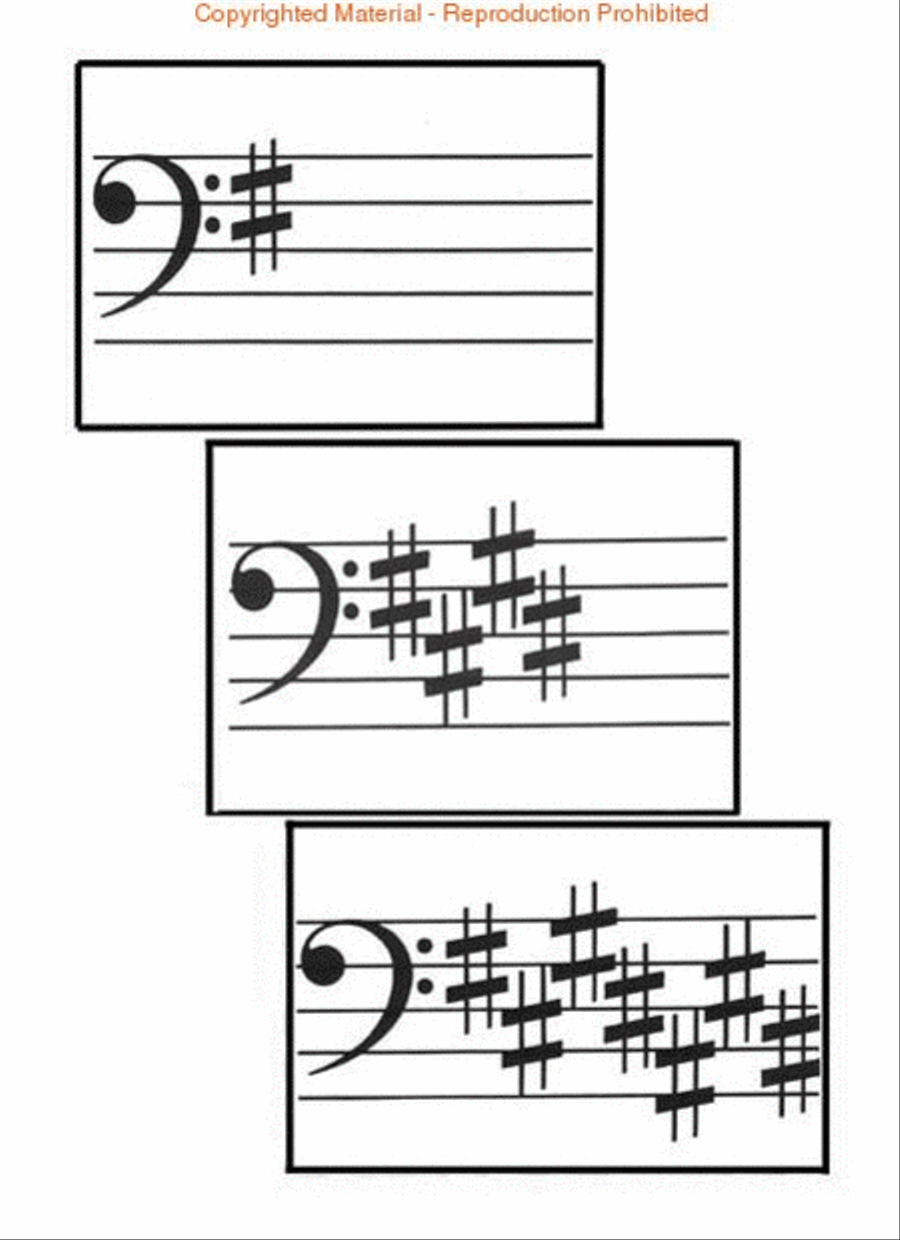 Flash Cards – Key Signatures Piano Method scores gallery preview page 4