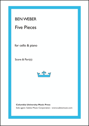 Book cover for Five Pieces