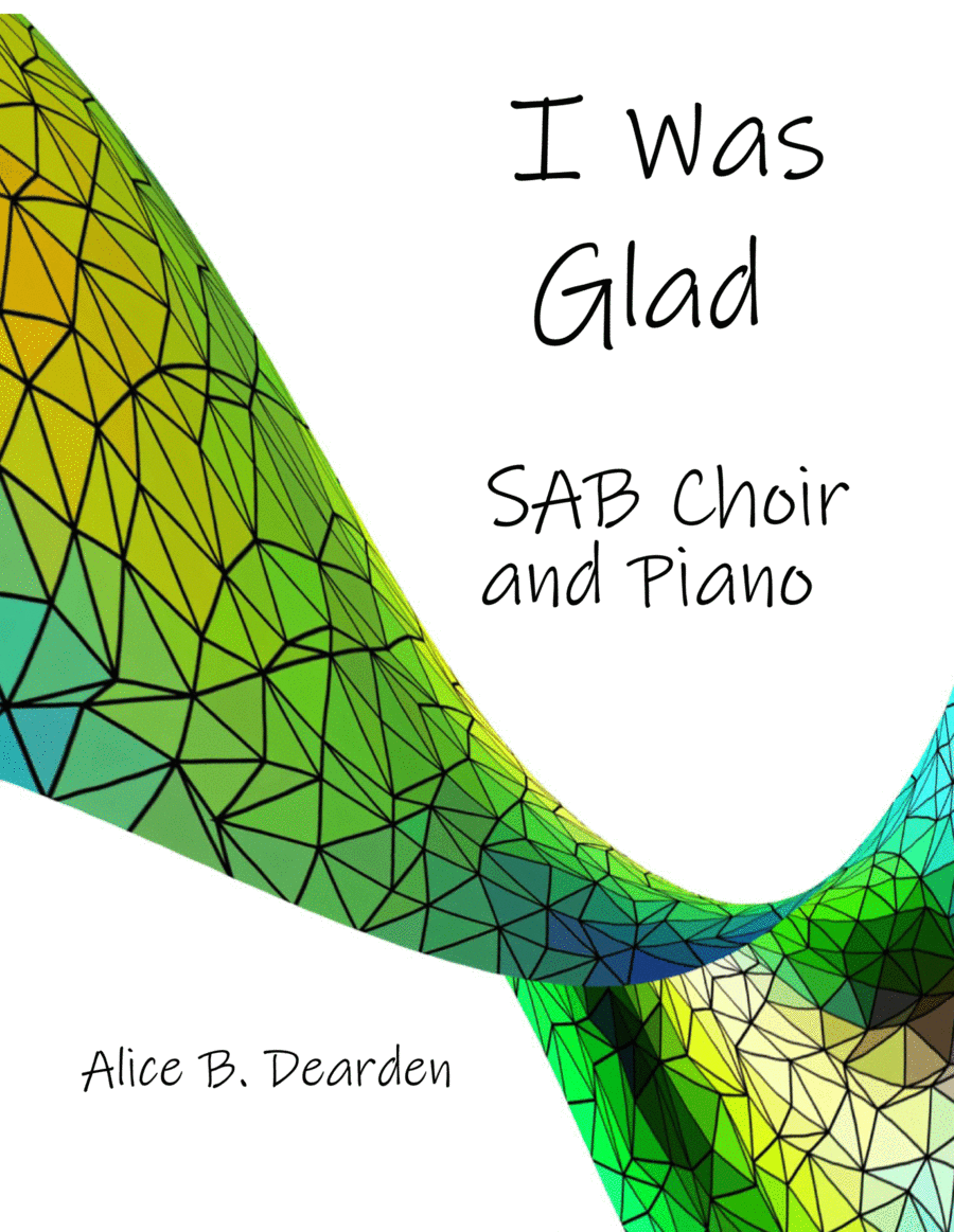 I Was Glad 3-Part scores gallery preview page 1