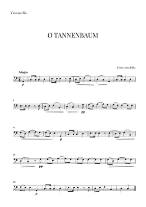 Book cover for O Tannenbaum for Cello