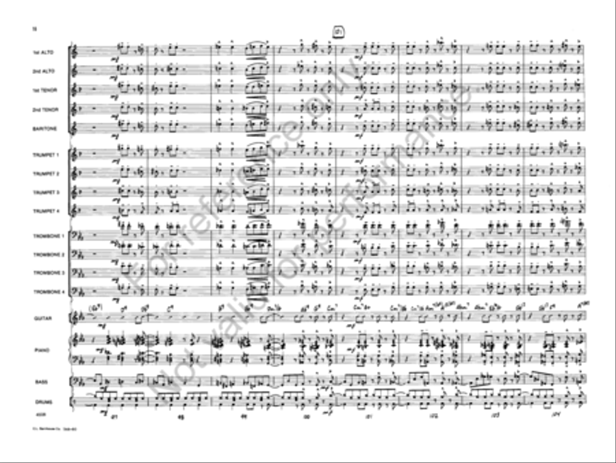 External Combustion Jazz Ensemble scores gallery preview page 15