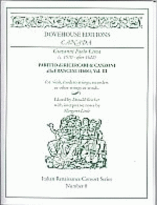 Partito di Ricercari & Canzoni alla Francese, Vol. III (1606)