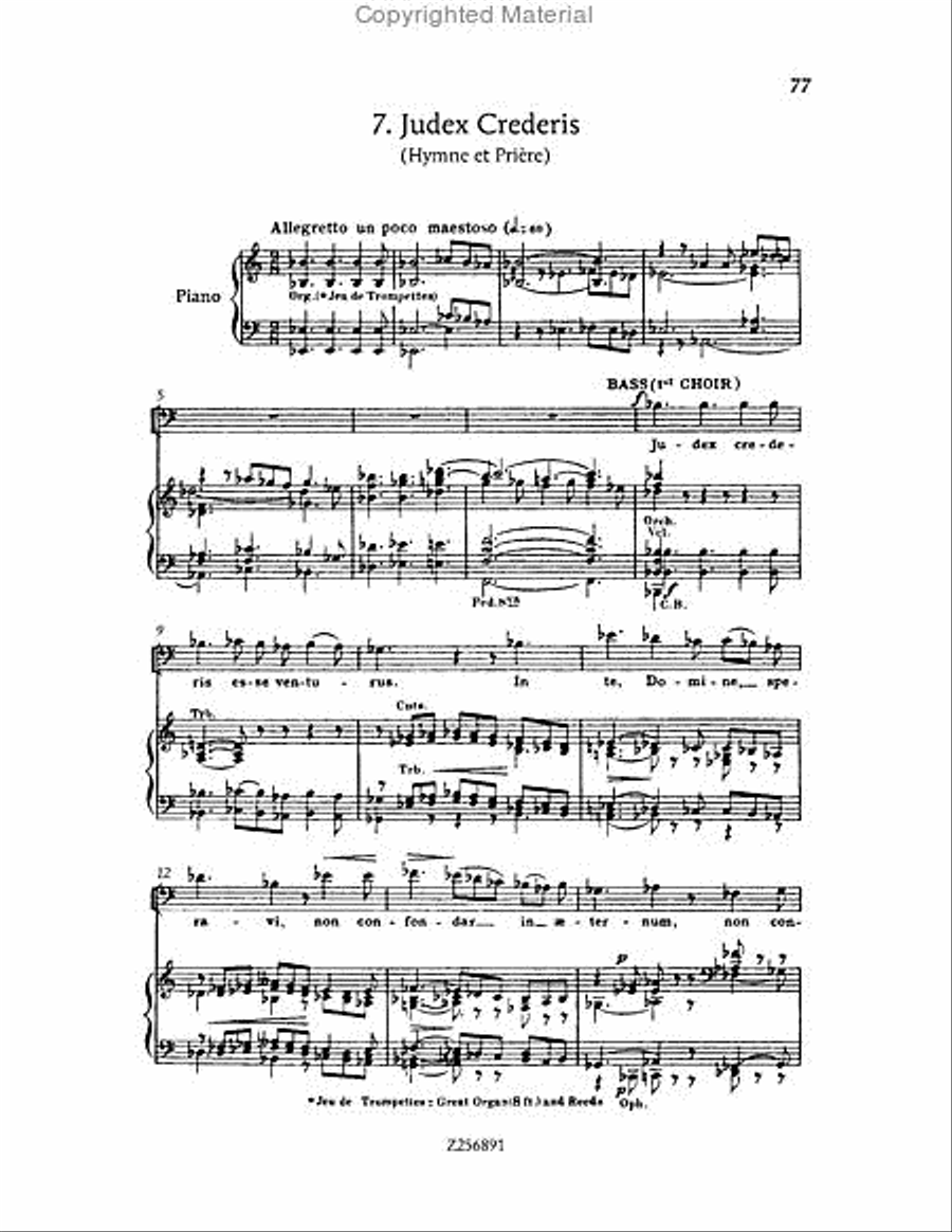 Te Deum, H 118 Choir scores gallery preview page 77