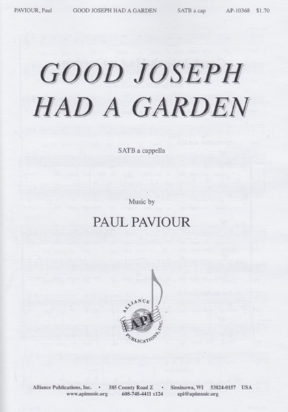 Good Joseph Had a Garden - SATB choir, a cappella image number null