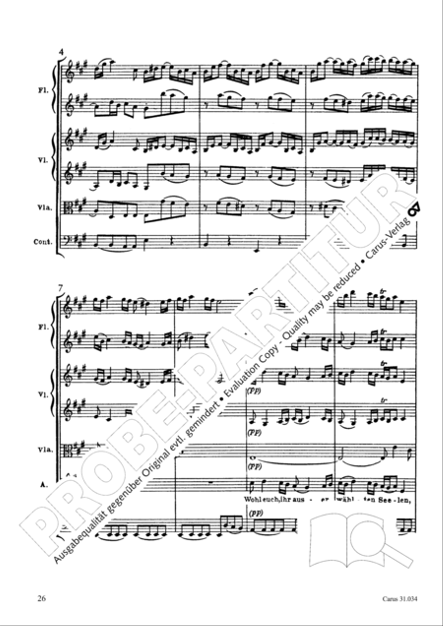 O fire everlasting (O ewiges Feuer, o Ursprung der Liebe) ATB scores gallery preview page 41