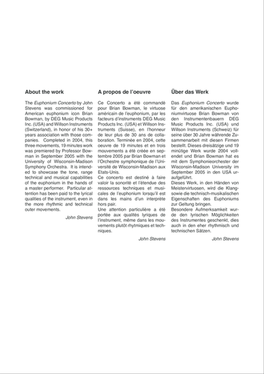 Euphonium Concerto Full Orchestra scores gallery preview page 6