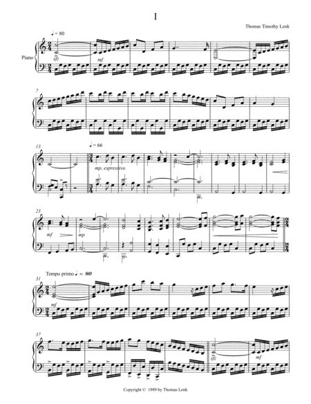 Piano Sonata #1 image number null