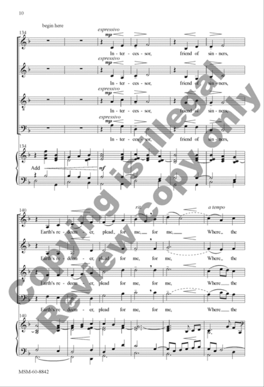Alleluia! Sing to Jesus 4-Part scores gallery preview page 10