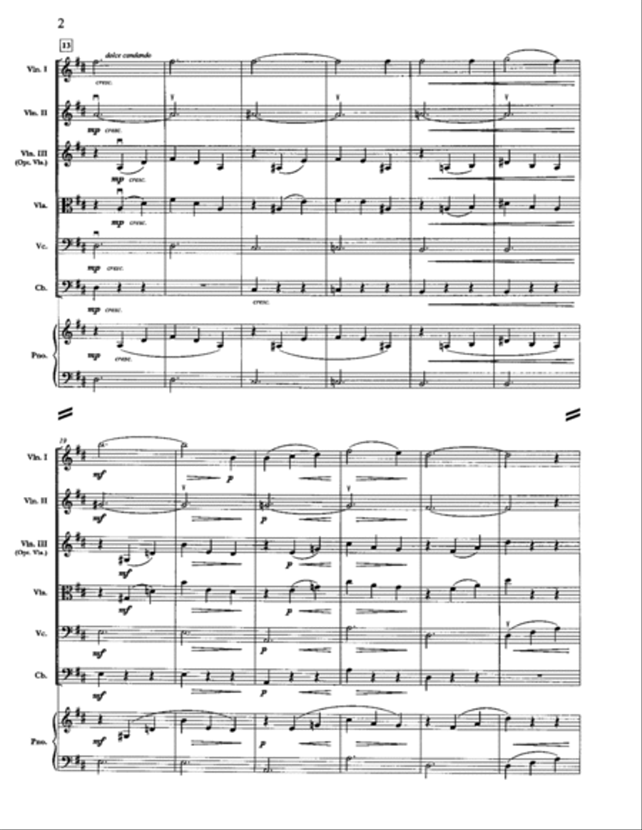 Liebestraum (Dream of Love) Orchestra scores gallery preview page 3