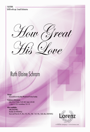 Book cover for How Great His Love