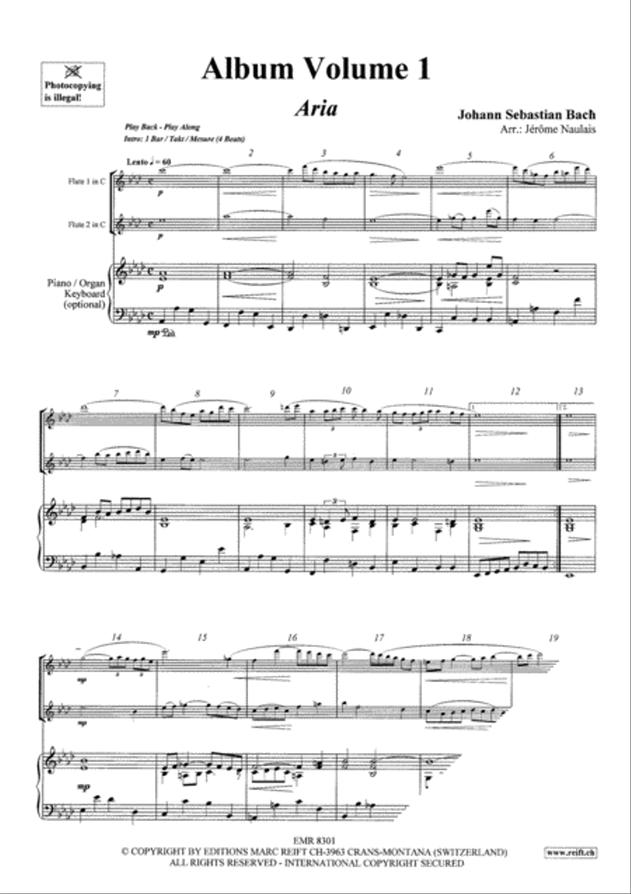 Album Volume 1 Flute Duet scores gallery preview page 3