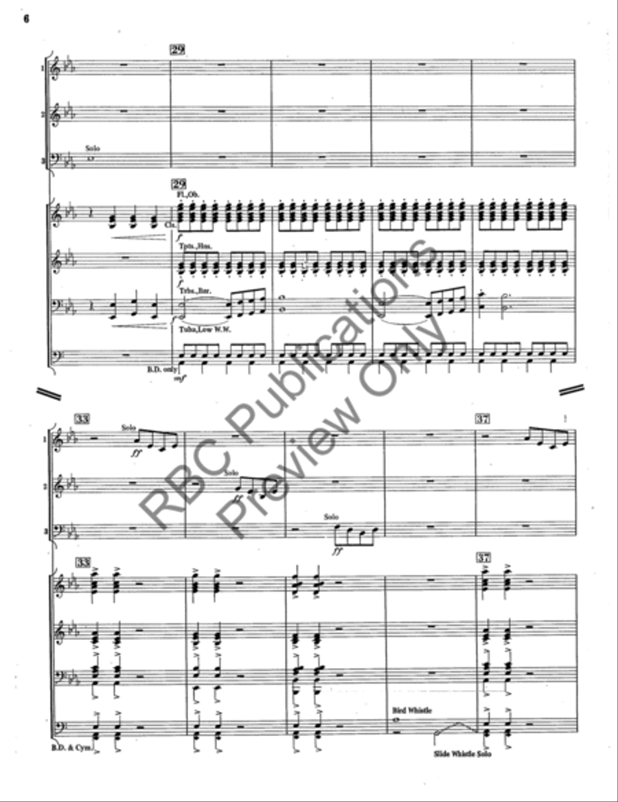 Concerto Gross Concert Band Concert Band scores gallery preview page 7