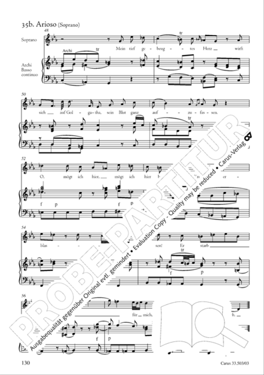 Passion according to St. Matthew (Passions-Musik nach dem Evangelisten Matthaus) SSATB scores gallery preview page 131