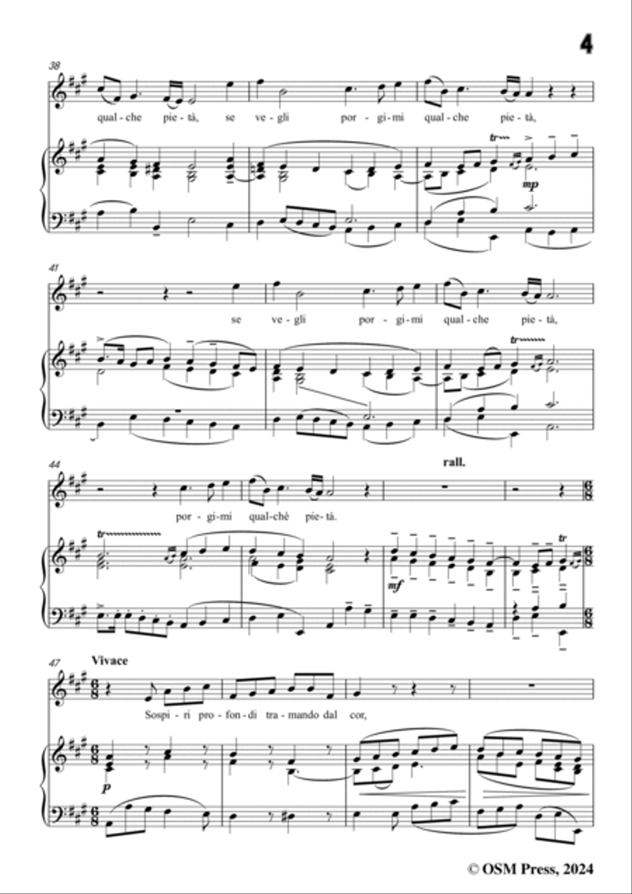 G. B. Bassani-Serenata,in A Major Voice scores gallery preview page 5