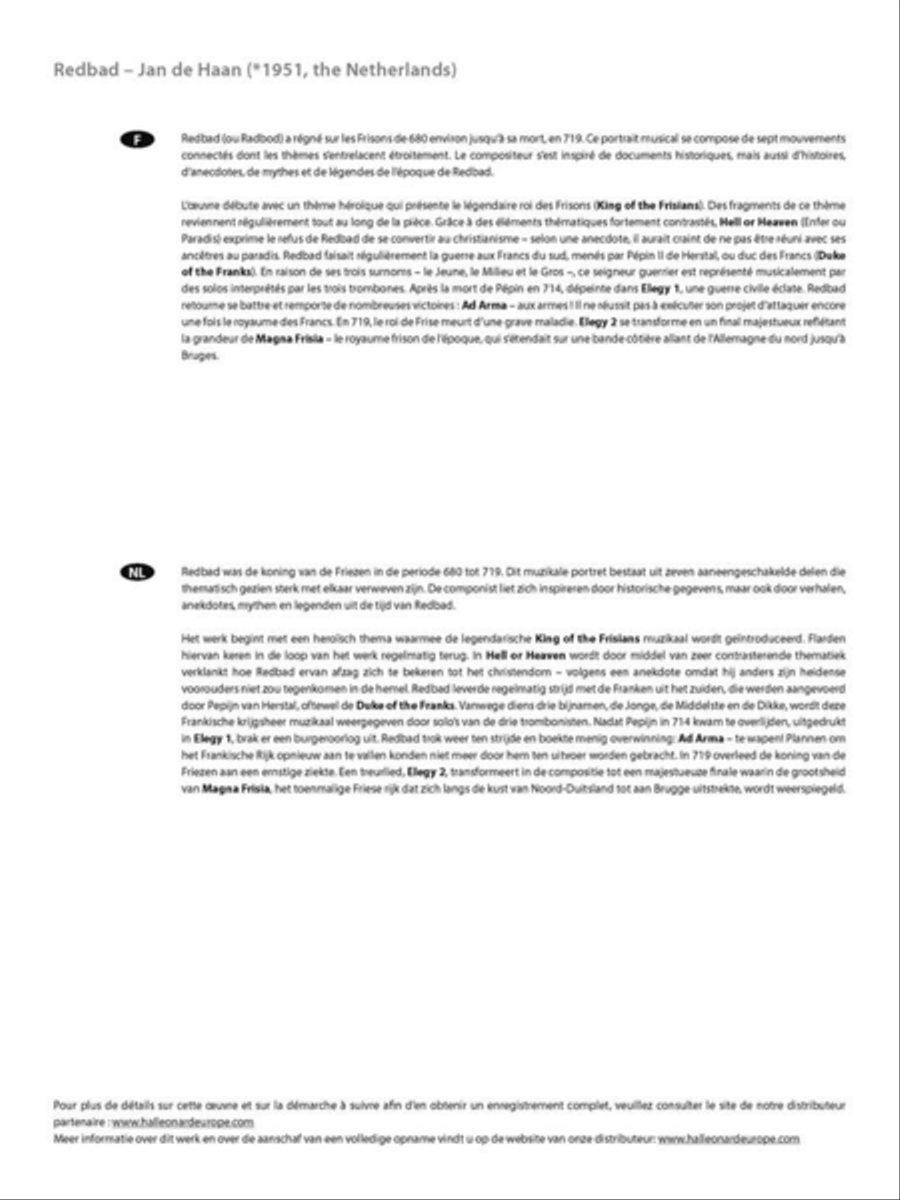 Redbad Redbad Brass Band scores gallery preview page 3