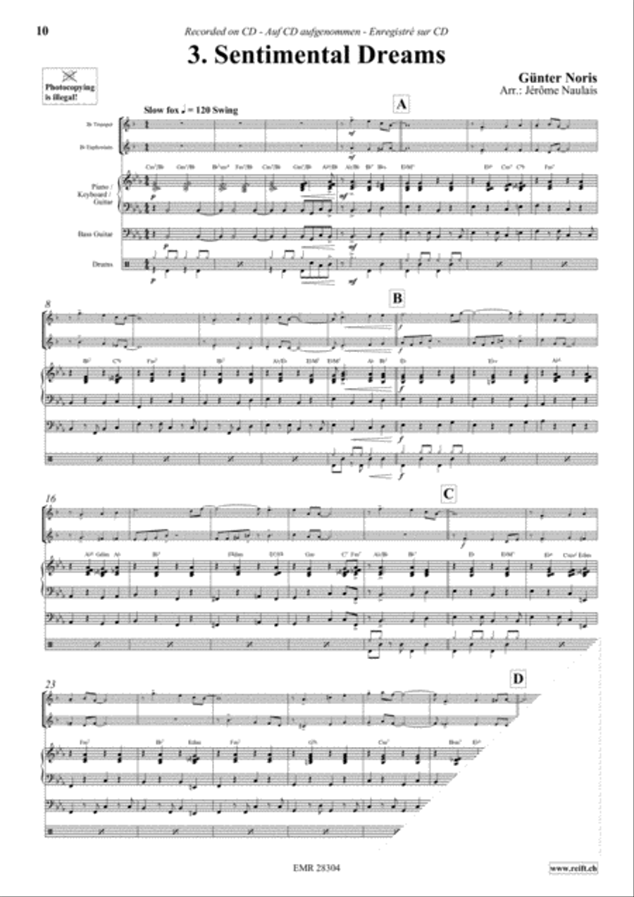 Let's Dance Volume 5 Brass Ensemble scores gallery preview page 5