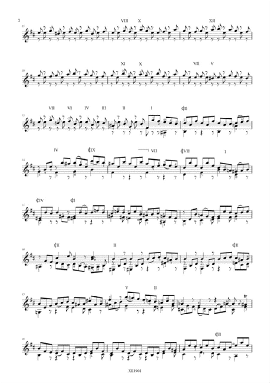 J.S. Bach - Suite n. 6 in D Major BWV 1012 Classical Guitar Transcription