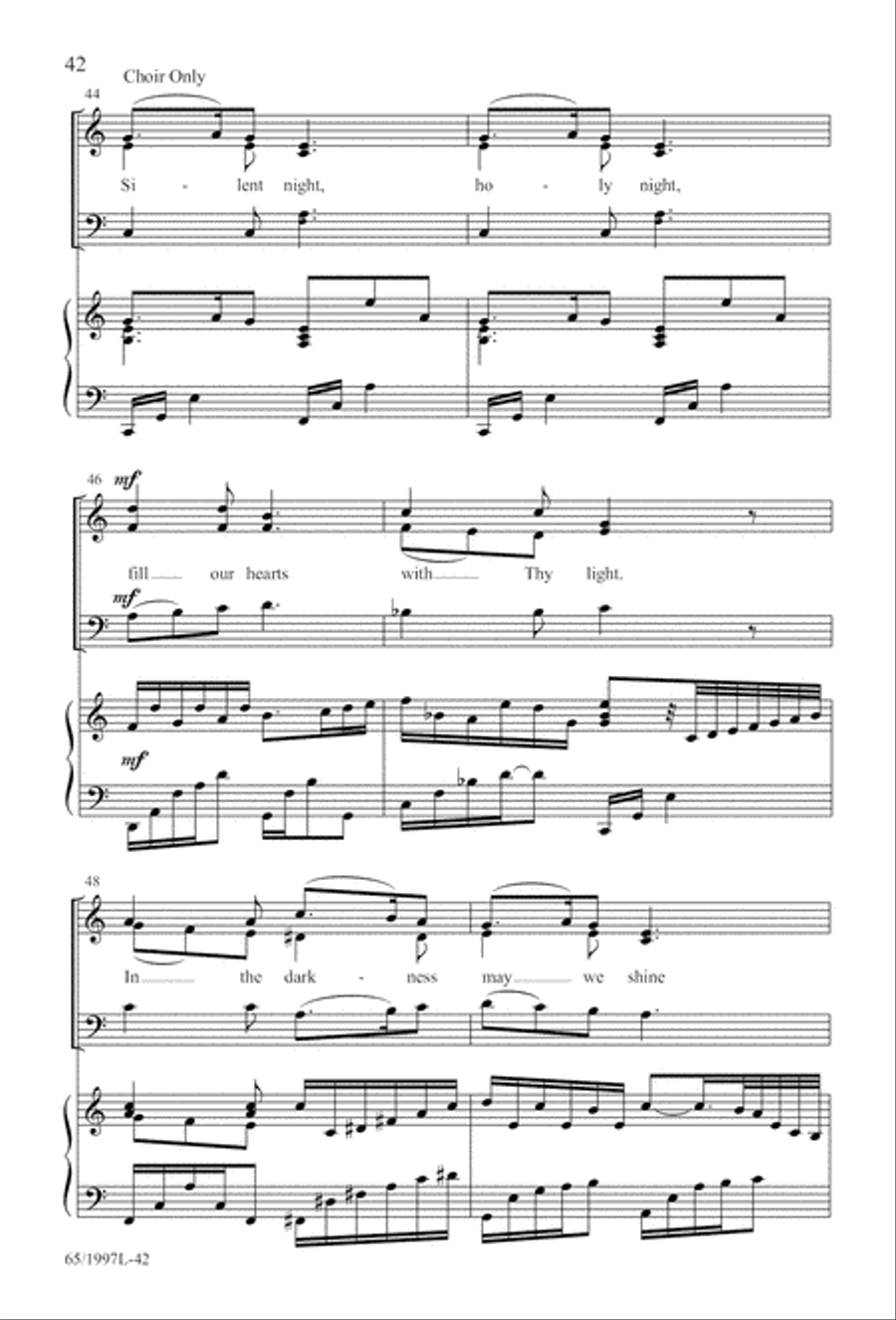 Candles and Carols Candles and Carols 3-Part scores gallery preview page 43