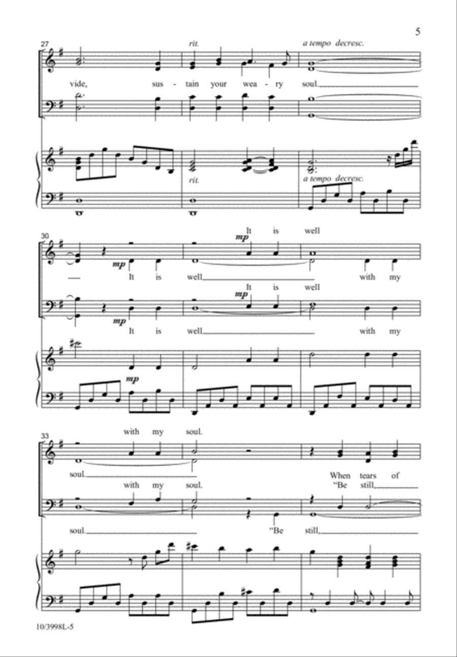Be Still Be Still 4-Part scores gallery preview page 6