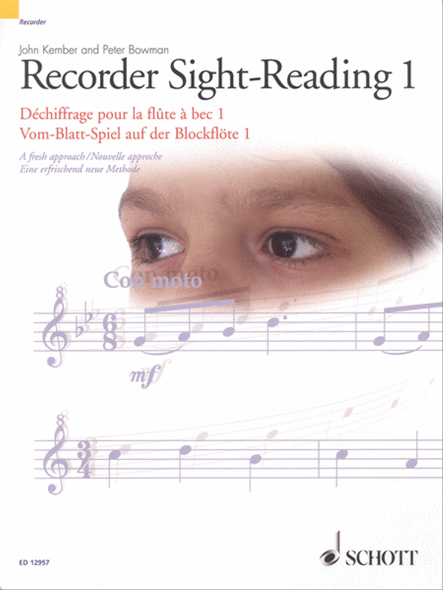 Recorder Sight-Reading 1 Recorder scores gallery preview page 1