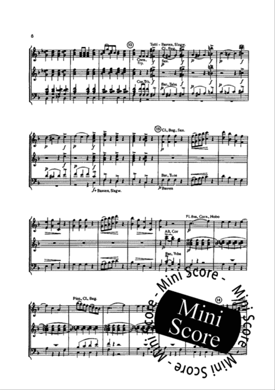 L'Impresario in Angustie Concert Band scores gallery preview page 8