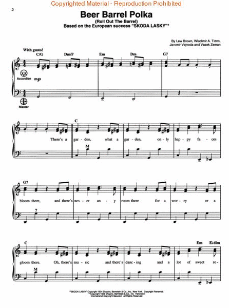 Polka Favorites - Accordion by Various Accordion - Sheet Music