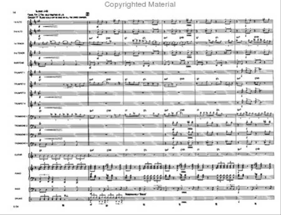 Jazz-Me Blues Jazz Ensemble scores gallery preview page 13