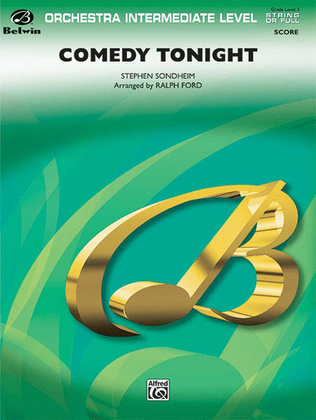 Book cover for Comedy Tonight