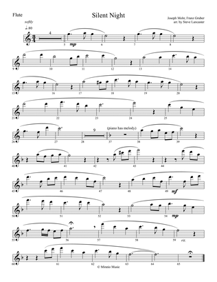 Silent Night - harmonic color arr. for Flute & Piano