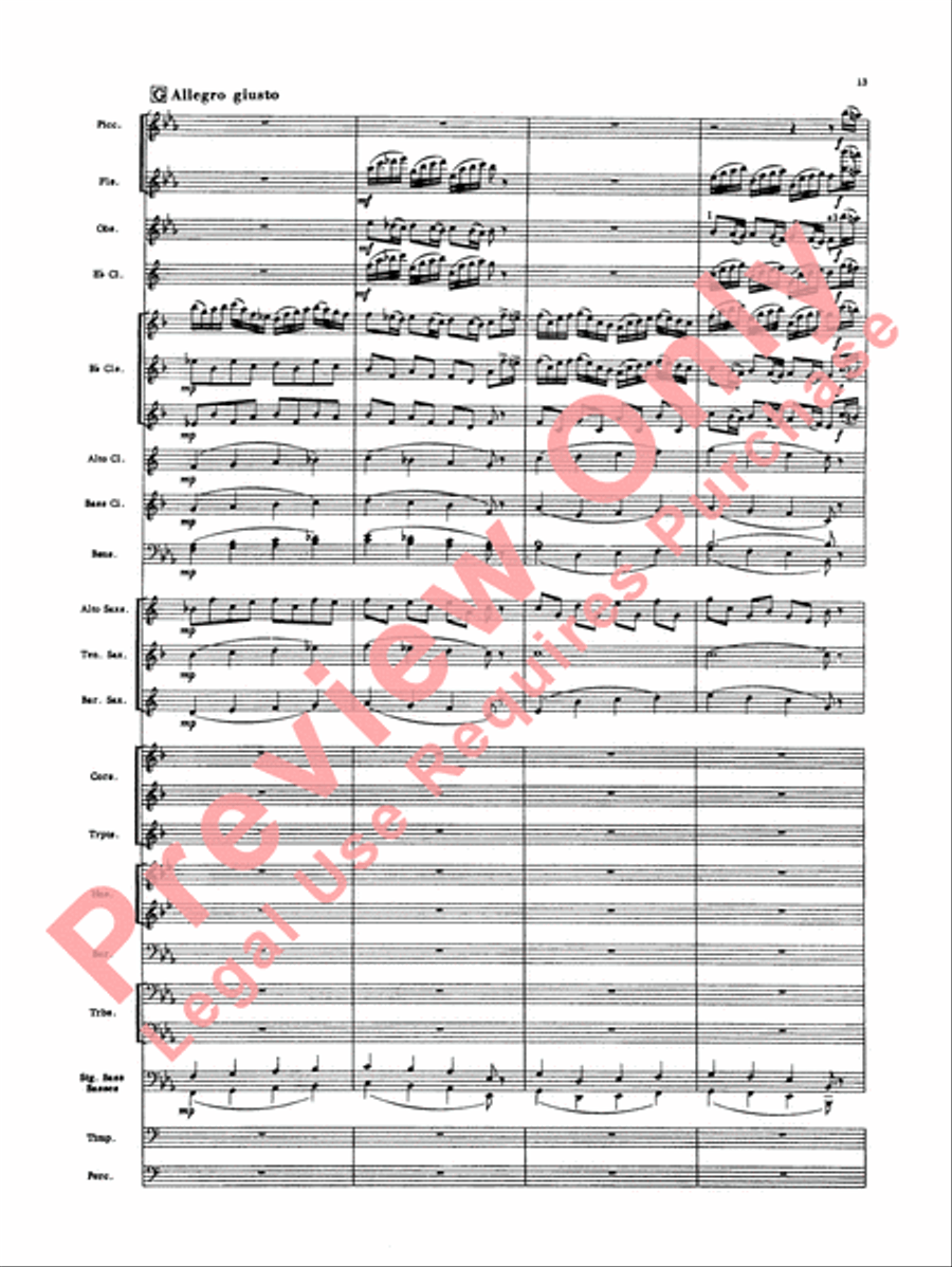 Toccata Concert Band scores gallery preview page 14