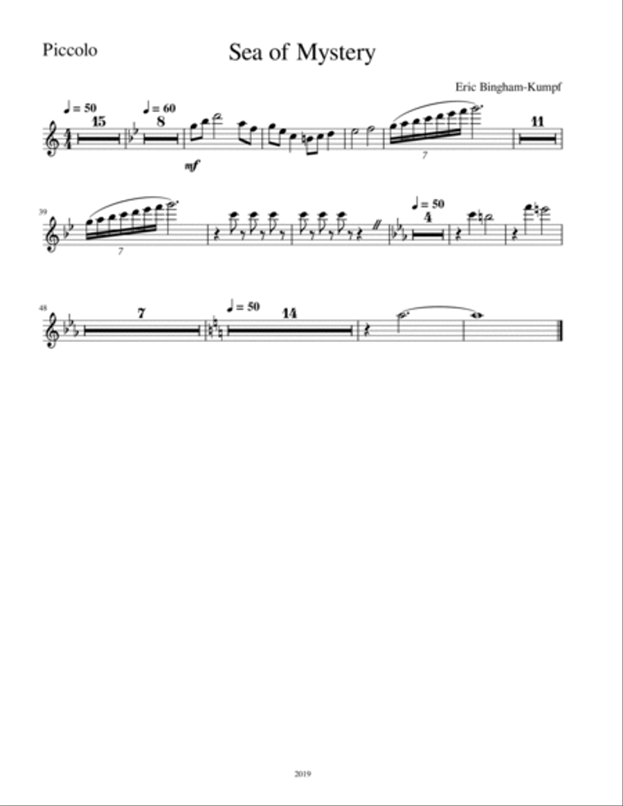 Sea of Mystery Sea of Mystery Full Orchestra scores gallery preview page 6