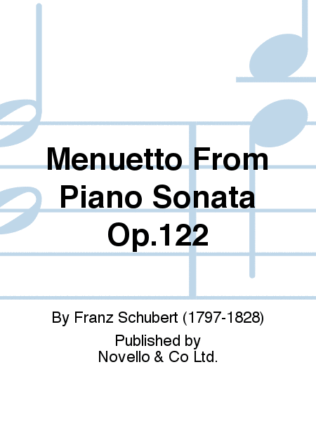 Menuetto From Piano Sonata Op.122