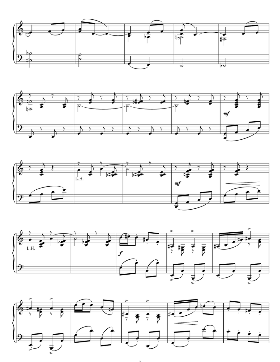 Portrait Of A Flirt Portrait Of A Flirt Piano Solo scores gallery preview page 2